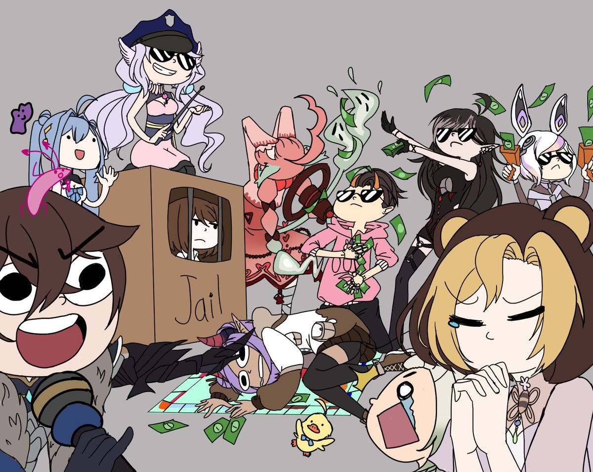 What it’s like hanging out with my friends💜
(Not all my friends fit sorry 😭💜)
🎨: me