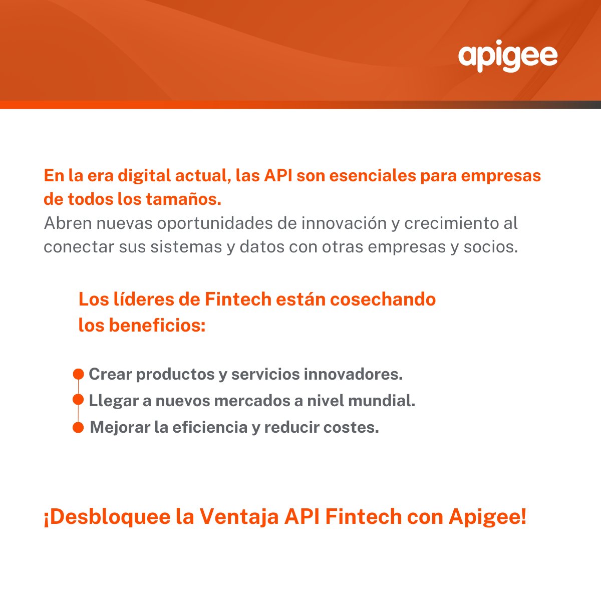 amarello_mx's tweet image. ¡Despierta el poder de tus APIs!

Amarello, tu partner certificado en Apigee, te ayuda a:

Integrar, gestionar y desarrollar APIs con éxito.

Obtener soluciones rentables y personalizadas.

¡Contáctanos y transforma tu negocio!

➡️ bit.ly/3T8qpwc

#APIAdvantage