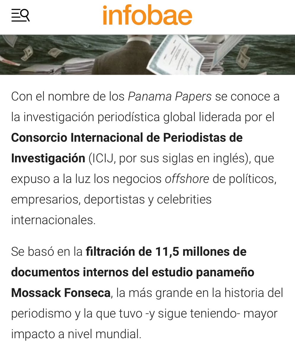 Creo que se está pasando por alto algo importante, explico: Panamá Papers es un escándalo de hace años por una filtración de documentos (11 millones) donde se expone con direcciones, montos, nombres y empresas creadas para lavar, ocultar o evadir impuestos en sus paises