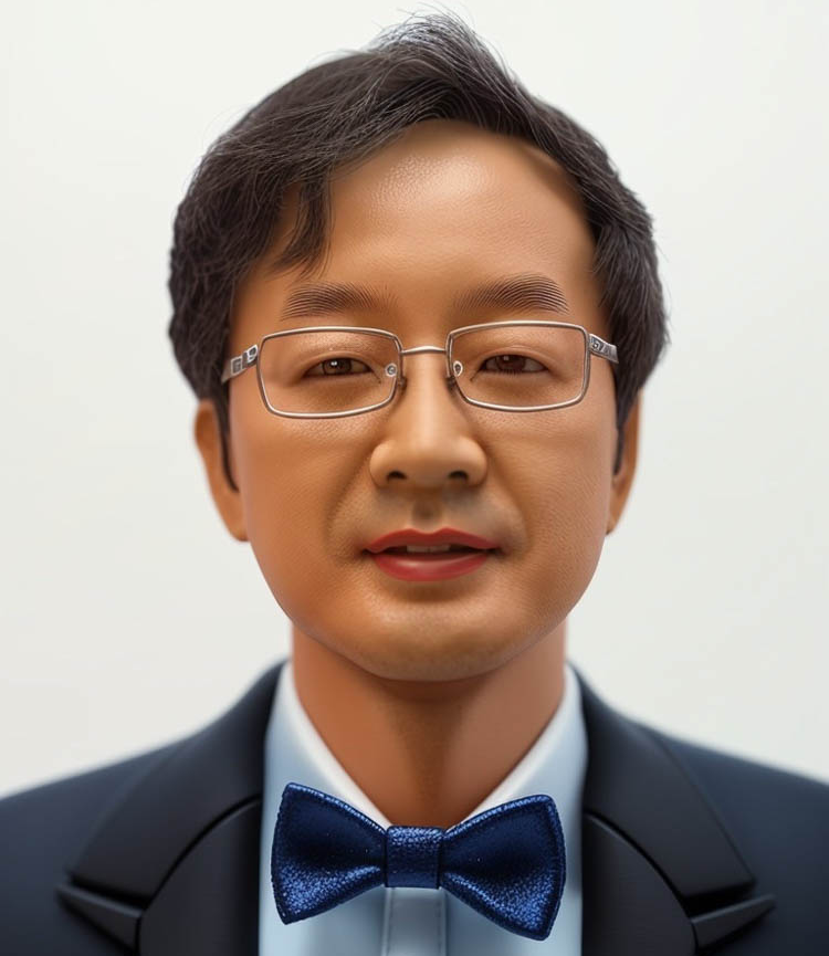 iSchool Professor Joon Park has been selected as a Meredith Professor. He was selected based on his excellent teaching, which focuses on higher education and information security. See the full story here: bit.ly/3VV9u3b (Prof. Joon Park, AI-augmented pictured below)