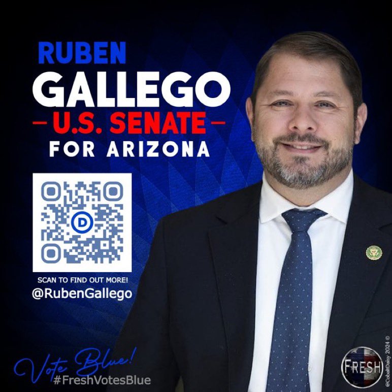 Trump & Kari Lake are twins when it comes to reproductive health. Their position is whatever the most politically advantageous position is at the moment. No true convictions about women’s choice. @rubengallego stands with women & for reproductive freedom. #FRESH #wtpGOTV24