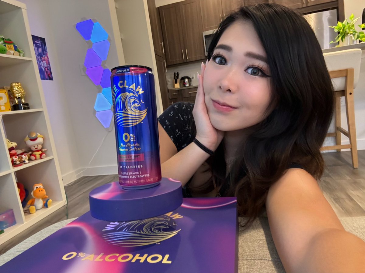 Excited to announce my partnership with White Claw 0%. Finally, an Adult Drink without the Alcohol join me on stream to learn more! #ad21+ #WhiteClawZero