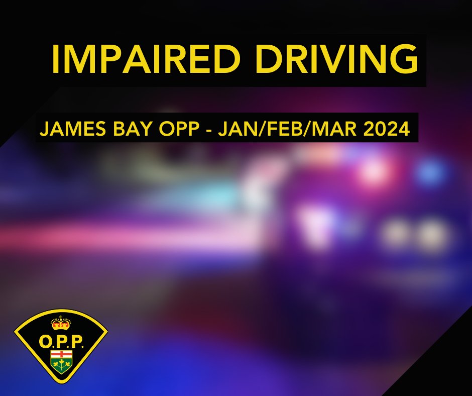 #JamesBayOPP #ImpairedDriving arrests for Jan/Feb/Mar 2024. 21 total occurrences: · 5 were from officer-initiated traffic stops · 3 were from RIDE programs · 9 were from traffic complaint calls · 4 were from officers responding to collisions 17 by alcohol and 4 by a drug. ^kb