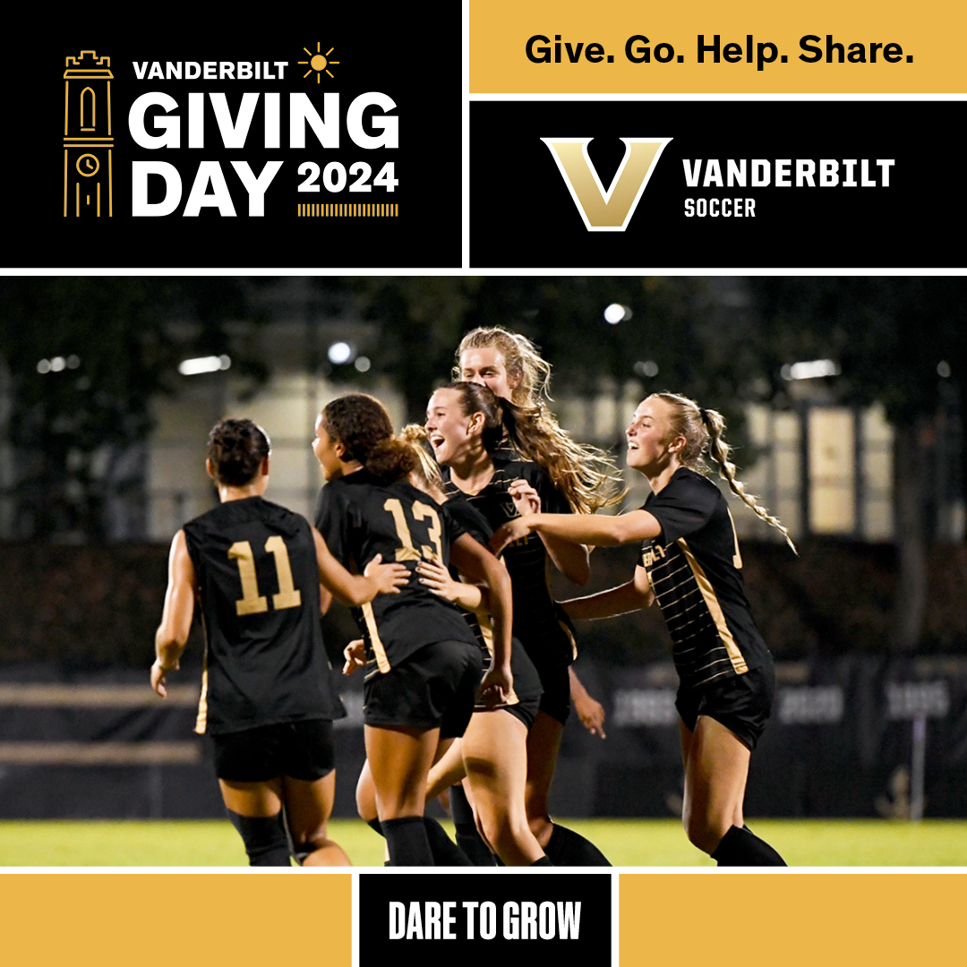 Happy Giving Day, Commodore Nation! Join me in supporting our program by making a gift to the Excellence Fund for Soccer! It is because of you that we can provide top-tier opportunities for our student-athletes. ⚓️ vu.edu/give24-socc1 #VU4Life | #DareToGrow