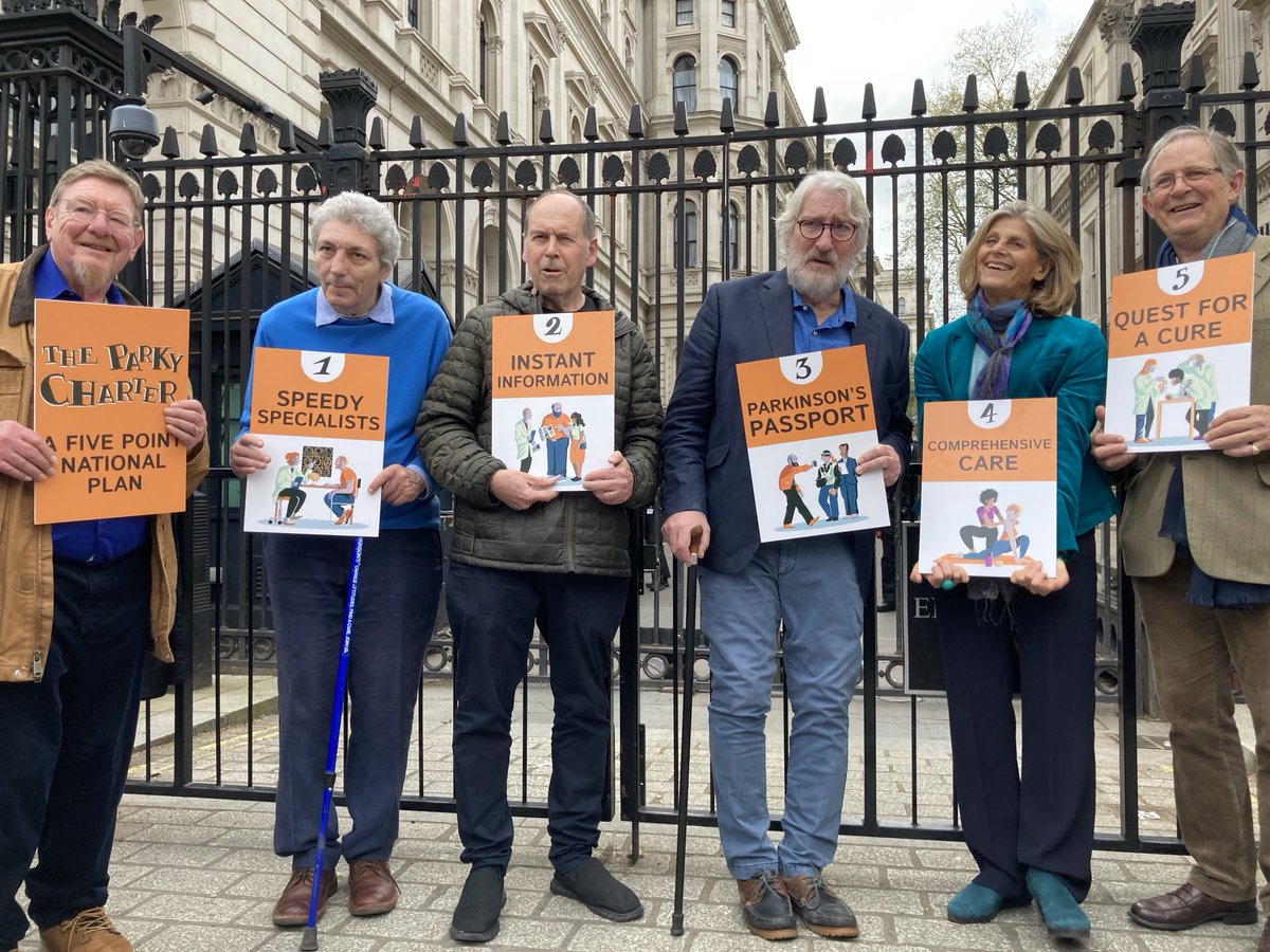 Mission accomplished! Parks Charter handed in at Downing Street. Then back to the pub