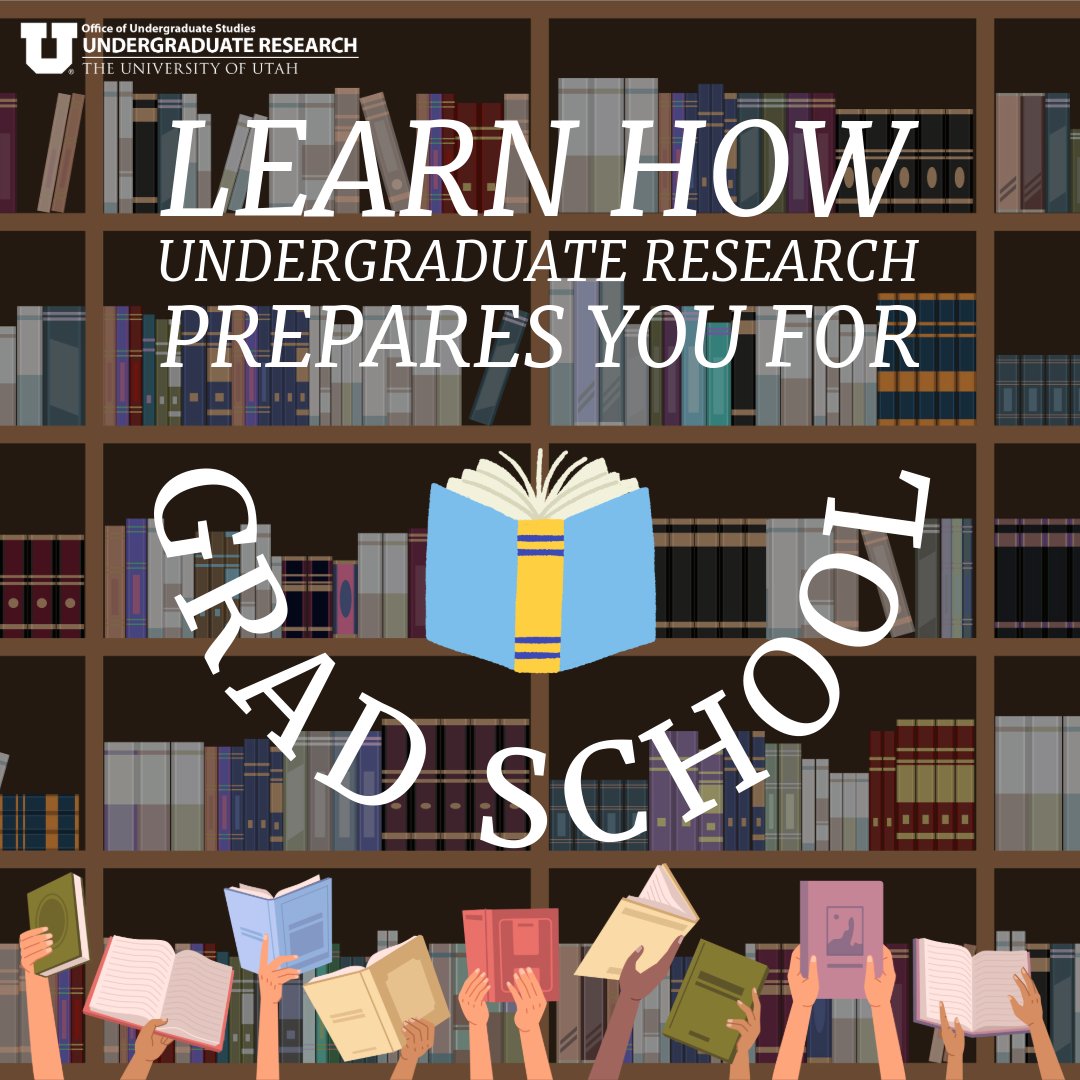 Learn how undergraduate research can prepare you for grad school. Join us next Monday, 4/15, 1-2 pm via Zoom to hear from a panel of UofU graduate students. For more info and to register: our.utah.edu/ures/winning-r… @uofuour @UUtah @UofUResearch