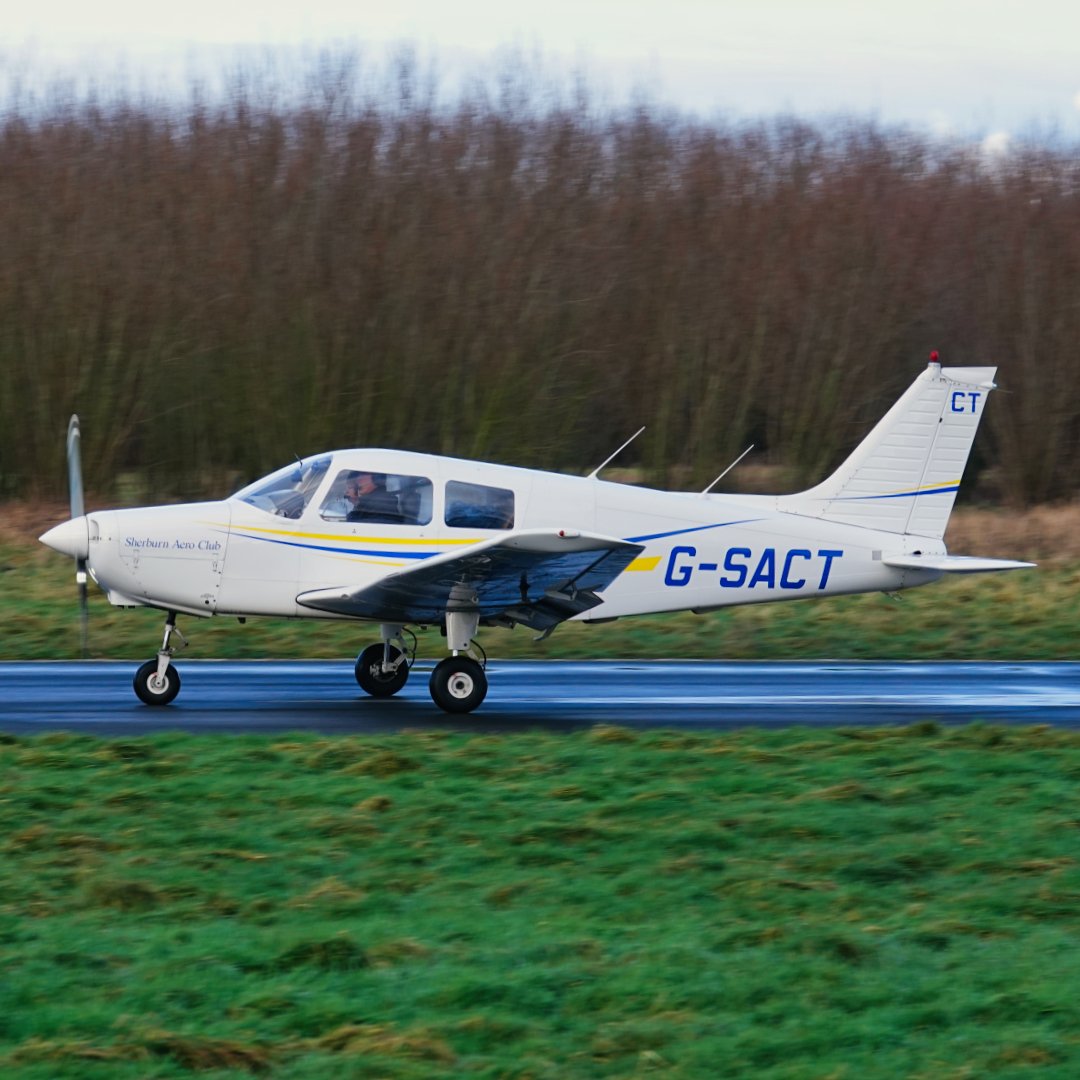 Sherburn Aero Club Piper PA-28-161 Cadet G-SACT departing Sandtoft Airfield for Sherburn Airfield 6.1.24. #sherburnaeroclub #piper #piperaircraft #piperpa #piperlovers #pa28 #pa28a #piper28 #piperpa28 #piperpa28warrior #pa28161 #pipercherokeewarrior161 #piperpa28cherokee