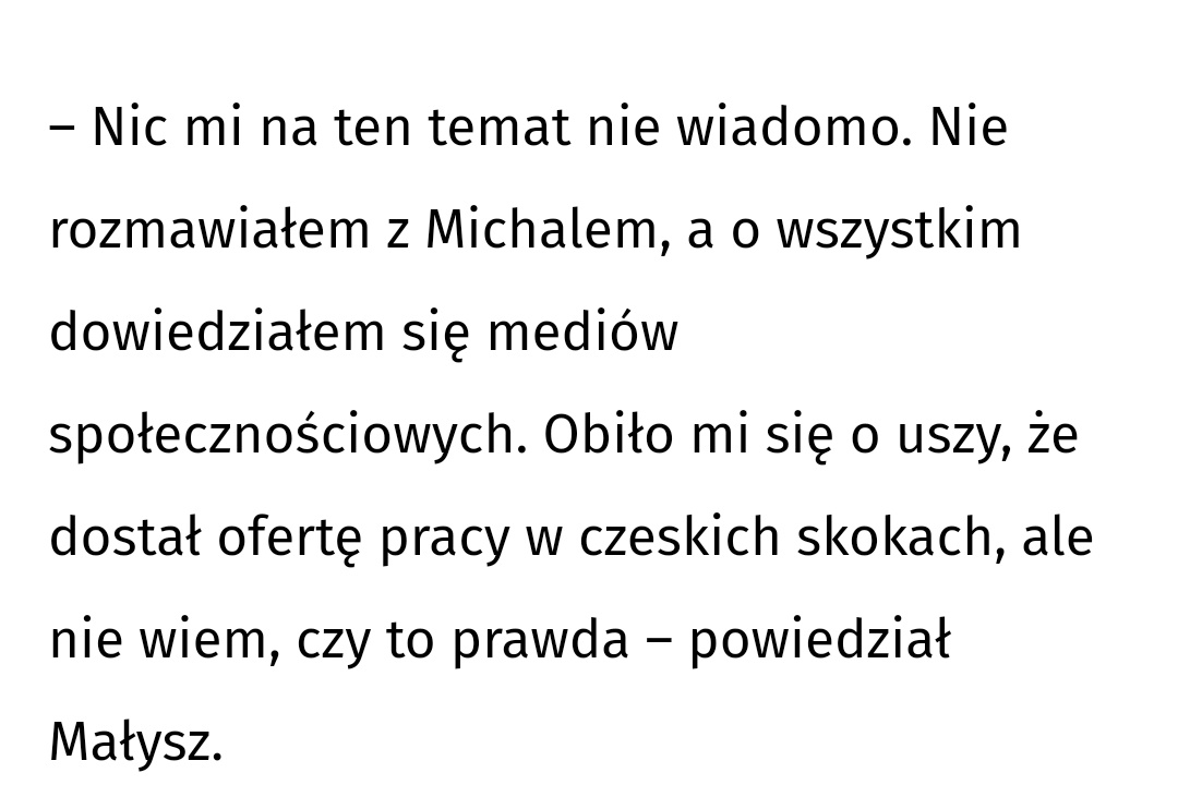 Chyba jednak nie zobaczymy 'Doda' z powrotem w Polskich szeregach. #skijumpingfamily