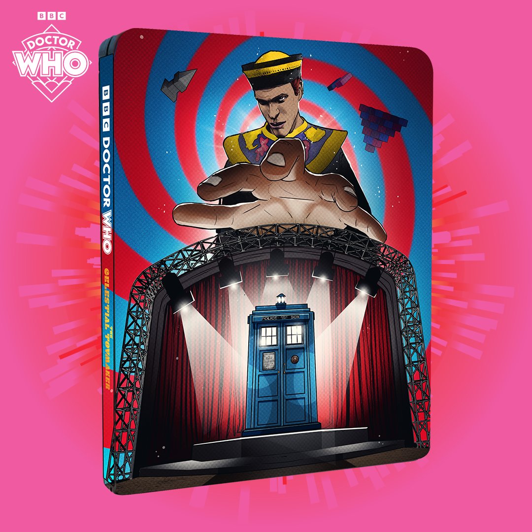 Ready to play the game? 🎲 The cover art for the new animation of #DoctorWho 'The Celestial Toymaker' is revealed!