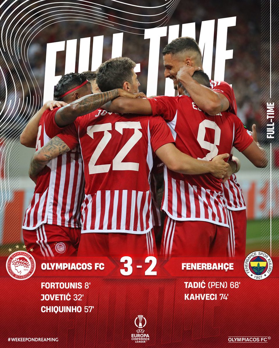 🔴⚪️🦁 #Olympiacos #UECL #OLYFEN