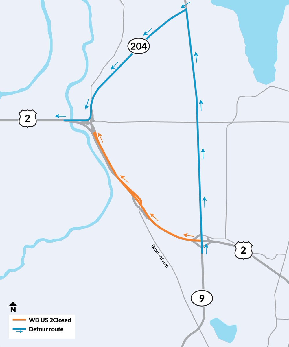 TOMORROW! WB US 2 FULLY CLOSED🚨 8pm Fri, (4/12) 👉 6am Sat, (4/13) 📍WB US 2 will close between SR 9 and SR 204 so crews can do bridge work and maintenance. 👇Plan ahead and seek alternate routes. A signed detour will be in place. @LakeStevensWA @CitySnohomishWA @EverettCity