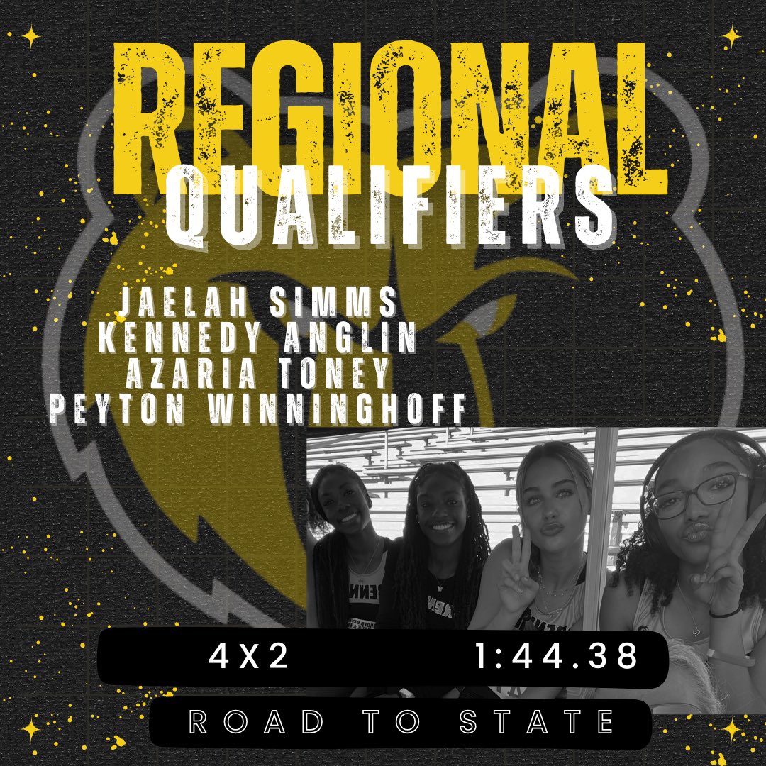 🎟️ Ticket Punched! 
🚨 Regional Qualifiers! 

The girls 4x2 placed 3rd and advances to the regional meet! 

#roadtostate