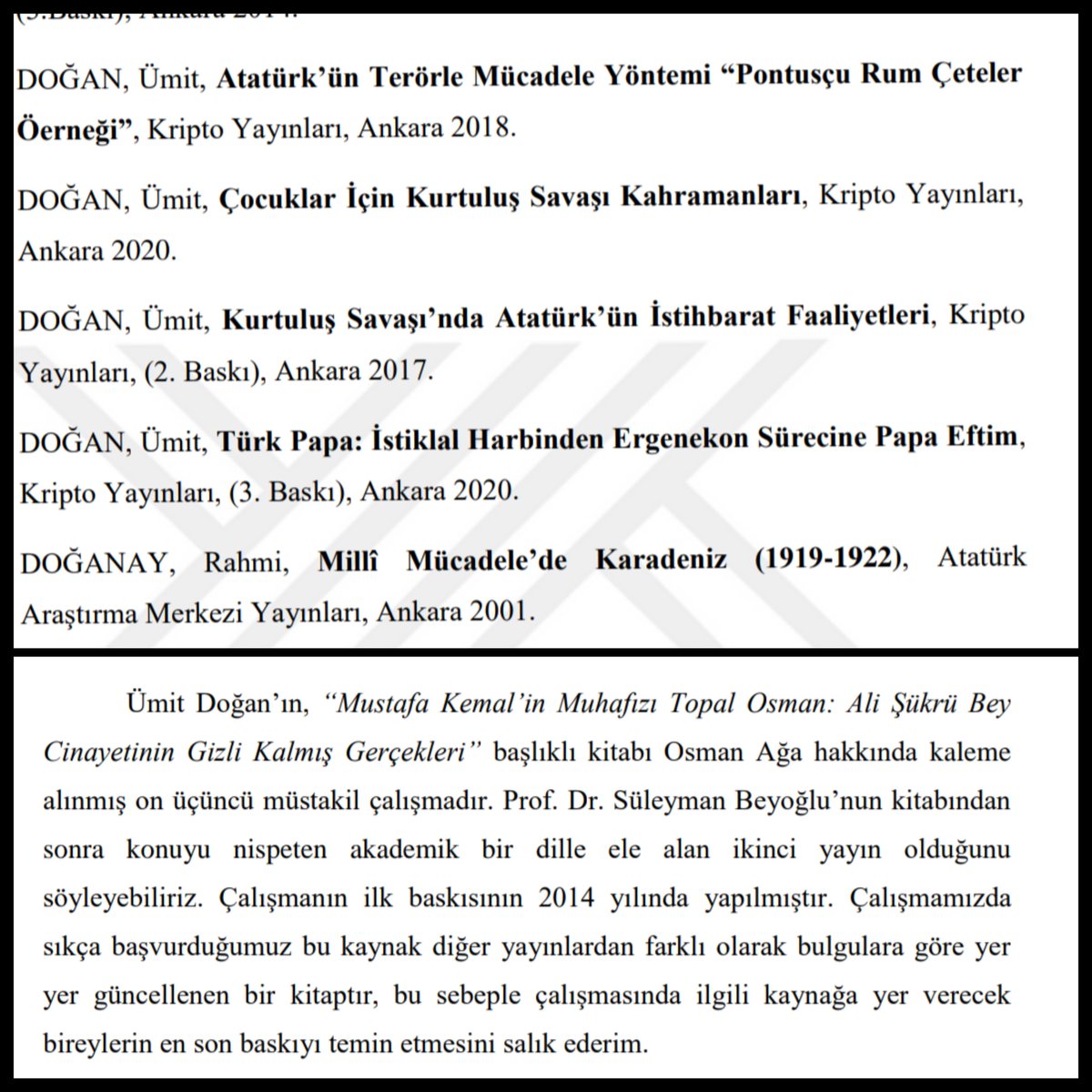 @sahinkaraca34 @HarpCografyasi @tsumut71 Ümit Doğan Hoca'nın, Topal Osman Ağa kitabı konu hakkında önemli bir çalışmadır. İlaveten konuyla ilgilenen bireylerin diğer çalışmalarını da okumasını salık ederim.