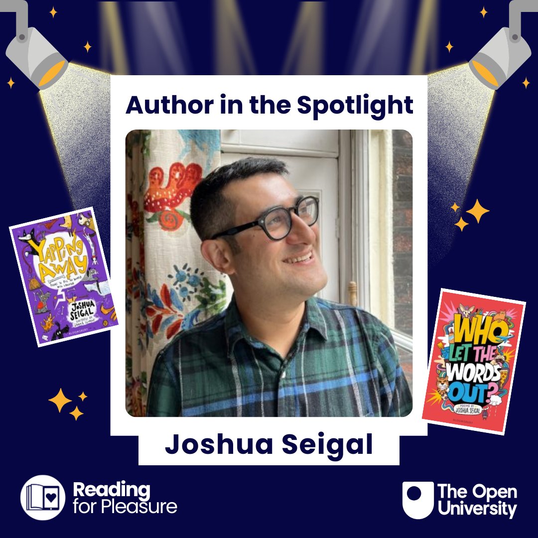 Our April ✨ #AuthorintheSpotlight ✨ is @joshuaseigal ! 📚💙Joshua is author of ‘I Don’t Like Poetry’, ‘Who Let the Words Out?’ and many more acclaimed books! Find out more here about Joshua's writing and favourite books here: 👉 ourfp.org/author_spotlig…
