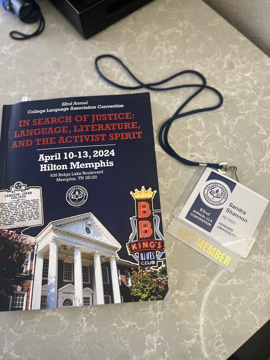 SandraShannon_'s tweet photo. Feeling soooo energized in Memphis at the 82nd Annual College Language Association Convention!  Such a pleasure to be among a bevy of black scholars and intellectuals! @CLAscholar https://t.co/WBVNauJaCd