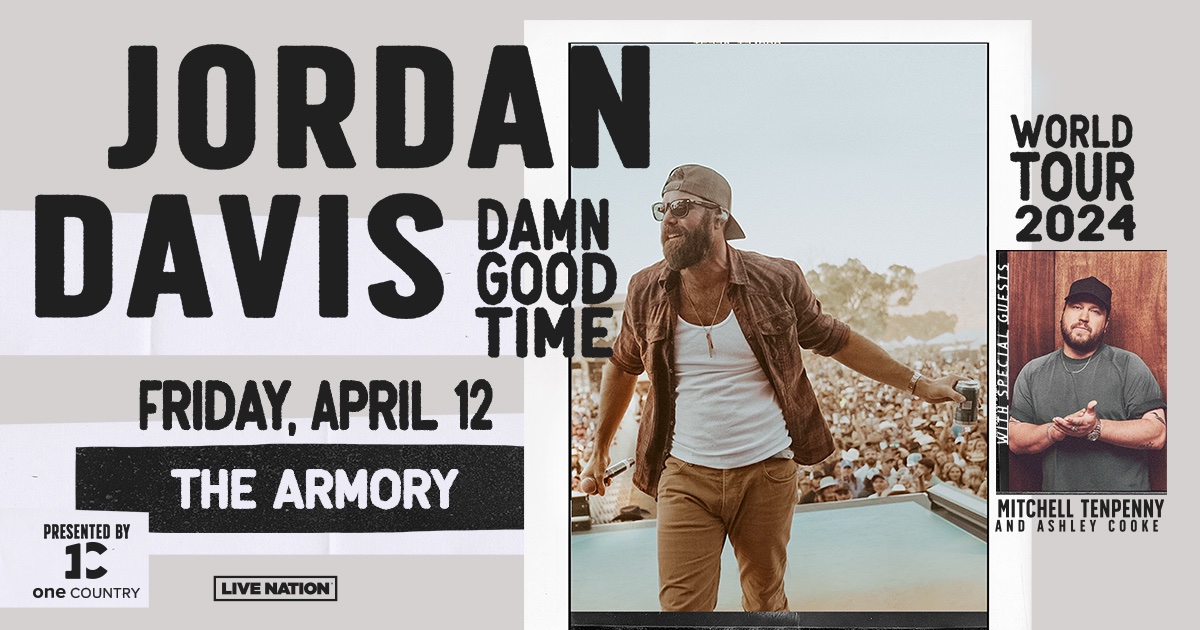 🔥TOMORROW🔥 Jordan Davis: Damn Good Time World Tour Here’s what you need to know ⬇️ - Doors @ 5:30pm // Show @ 7pm - #soldout… all that remains are limited premium experience tix. Message us for info. C u 🔜