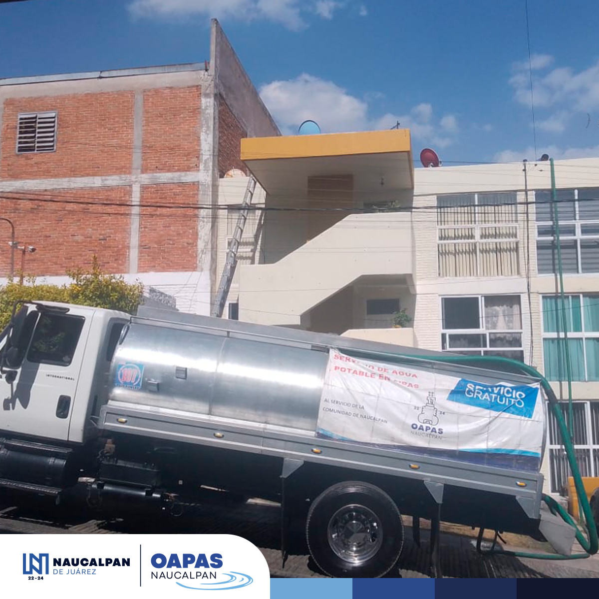 💦 El gobierno federal en lugar de invertir para aliviar el desabasto de agua, su solución es cancelar la extracción de la misma, como en la presa Valle de Bravo, lo que agrava el problema. En tanto, ayer atendimos a: 📍 Lomas de San Mateo. 📍 Ampliación San Esteban.