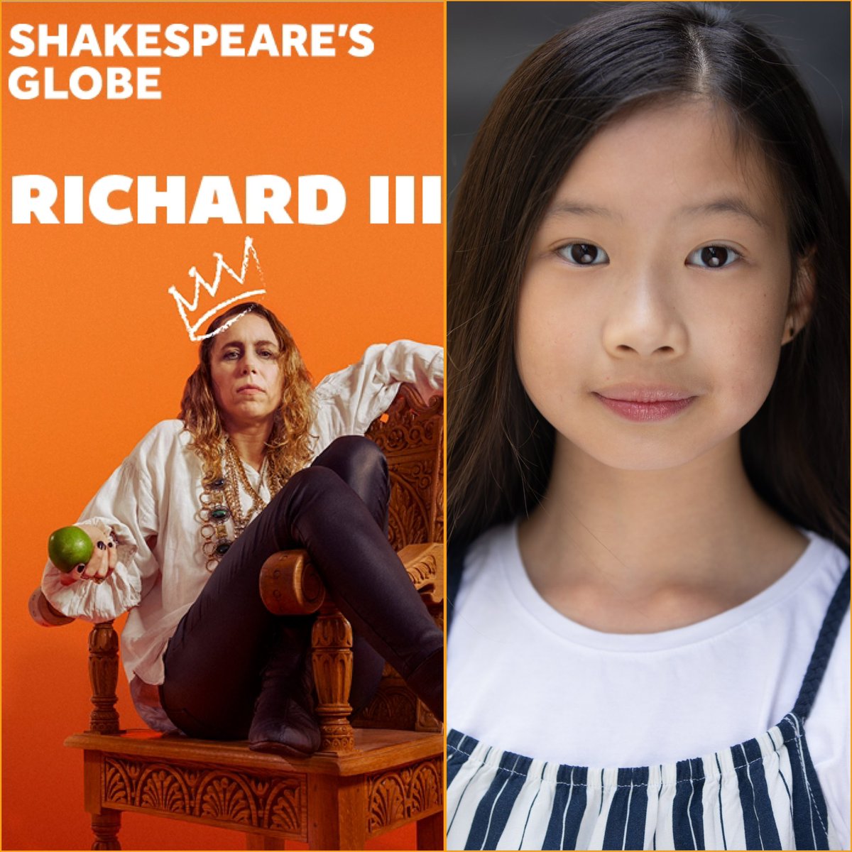 Our brilliant Felicity joins the cast of Richard III at Shakespeare’s Globe Theatre as Prince Edward. 
An exciting summer ahead. Congratulations Felicity!
