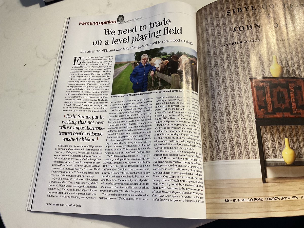 I’ve written a fair few Farming opinion pieces over the years but delighted to be writing for Country Life magazine. I’ve always been a fan of Agromenes - although not sure we’ll ever know who it is 😁 👇👇👇