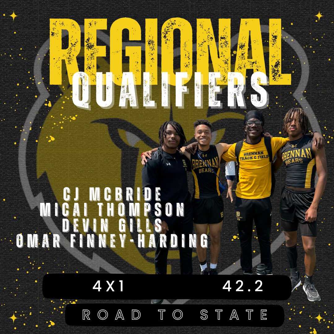 🎟️ Ticket Punched! 
🚨 Regional Qualifiers! 

The boys 4x1 placed 2nd and advances to the regional meet! 

#roadtostate