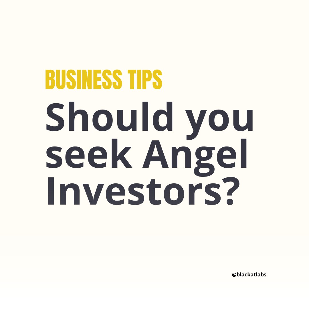 Considering #AngelInvestors for your startup funding?

Pros:
Significant capital 
Mentorship and networks 
Flexible terms 

Cons:
Equity dilution 
Pressure for fast returns 
Managing stakeholder expectations 

Weigh your options carefully. Have you gone the angel route? 👇