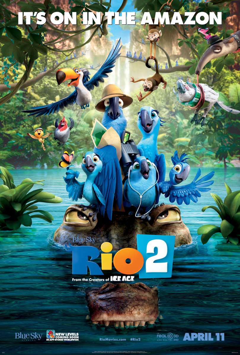 “Rio 2” was released in theaters in the US 10 years ago today.

What do you think of this sequel 10 years later? #ThrowbackThursday #HaveYouForgotten