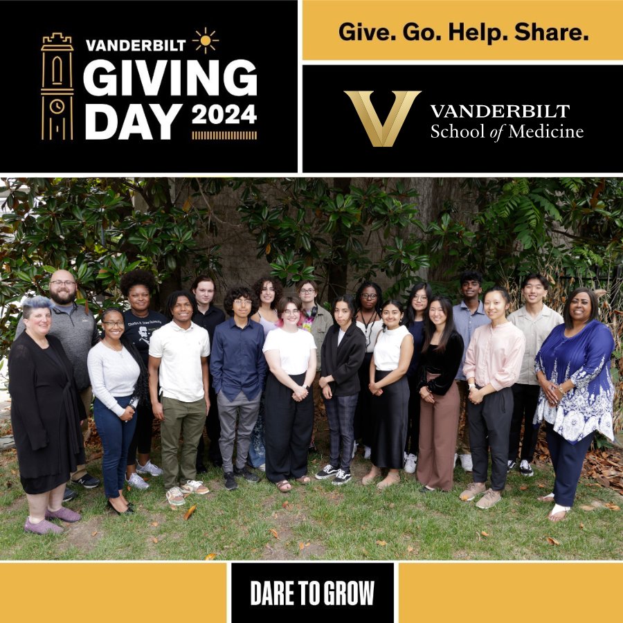 🎉TODAY is @VanderbiltU's #GivingDay2024🎉 Undergrads & high school students @MetroSchools participate in our PAID VU Biomedical Informatics Summer Program (VBISP) each year. Helps us cultivate the next generation of leaders in #informatics by donating! give.vanderbilthealth.org/give/382553/#!…