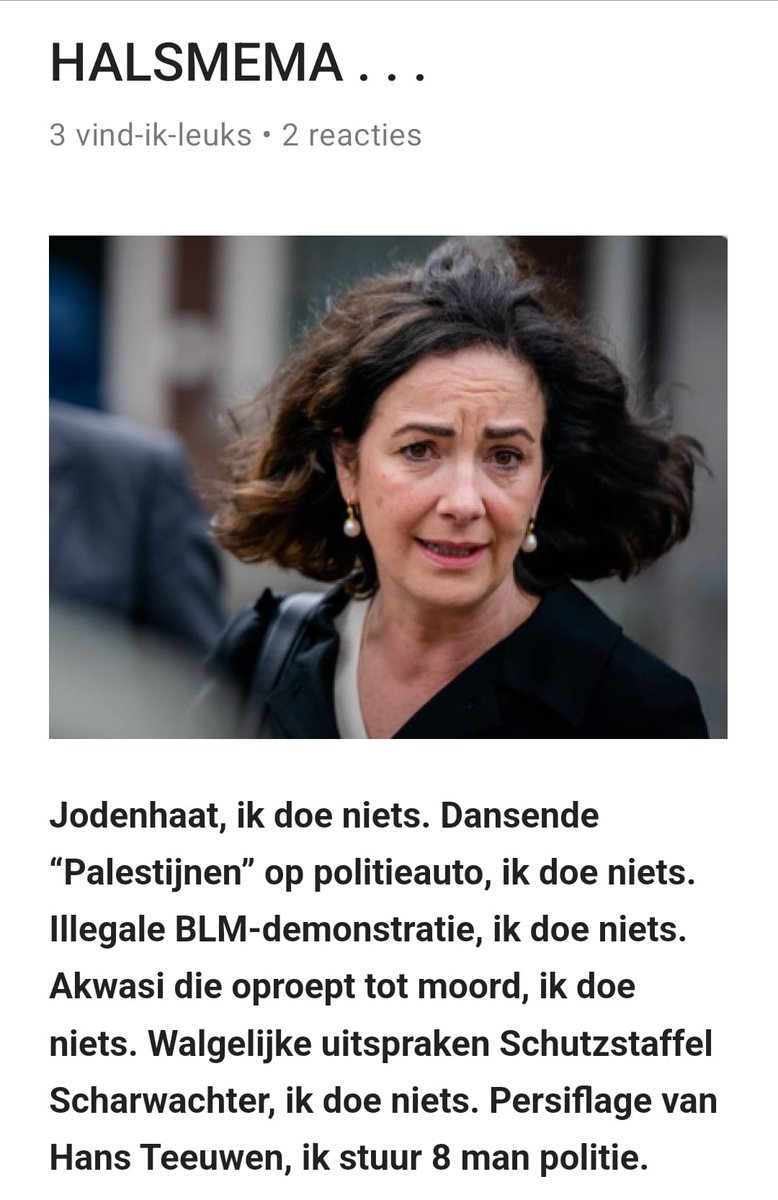 Die Halsema is toch wel een aanwinst voor Amsterdam.En totaal niet bevooroordeeld.De stad bloeid als nooit tevoren.!!!.🥳😈