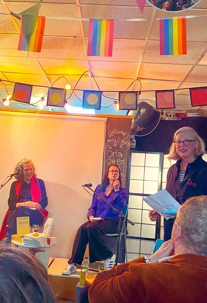 At a fab event at @booksellercrow chaired by my wonderful friend @lKarenMcLeod_ featuring @orlaowenwriting and @larapawson — can’t wait to read these books in full! #crystalpalace #books