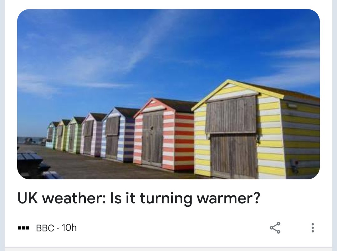 It's called climate change you twats