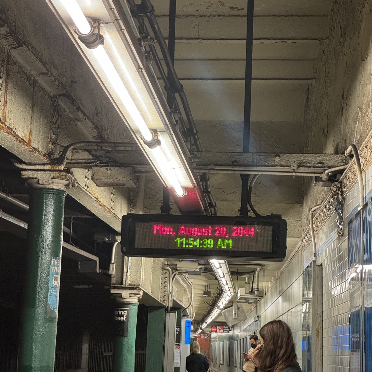 the spring street 6 station is in the future