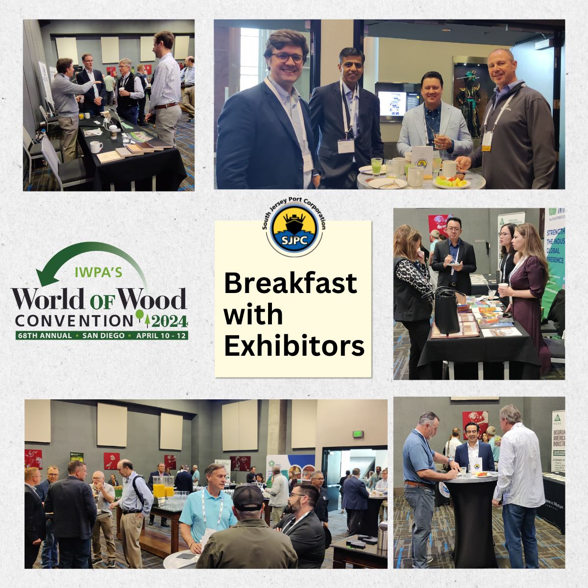 WoW 2024 kicked off this morning with attendees enjoying breakfast with exhibitors. A big thank you to South Jersey Port Corporation for sponsoring.