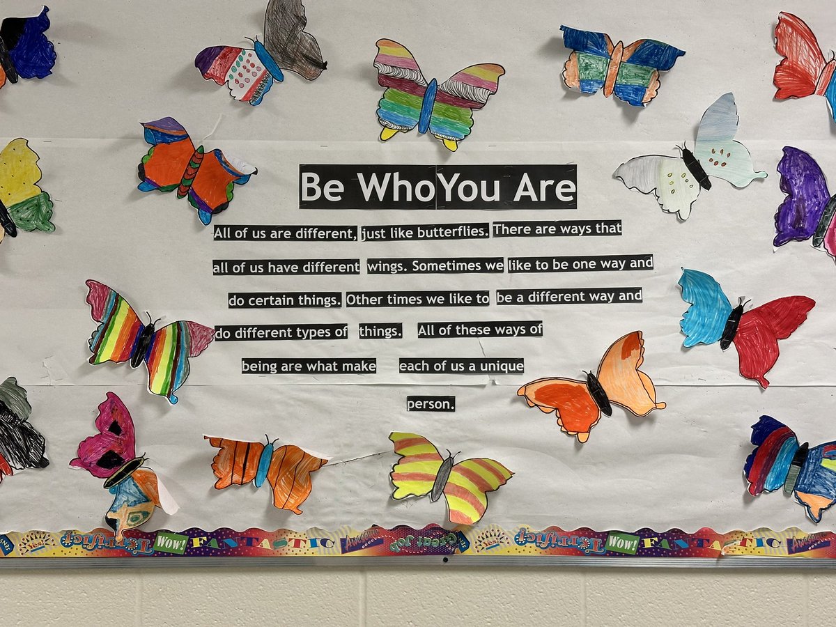 BE WHO YOU ARE! #DayOfPink 🩷👚🦋 @rjlee_ps @PeelSchools