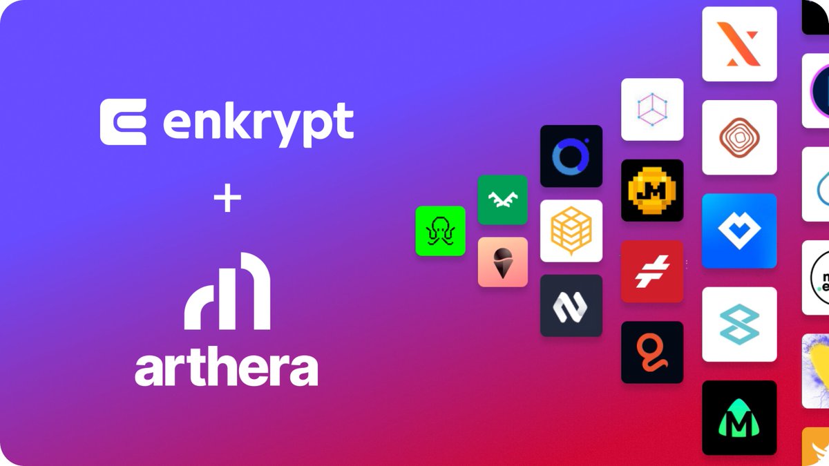 Have you tried out <a href="/artherachain/">Arthera Chain</a> yet? 👀

@Enkrypt makes it easy! Head to faucet.arthera.net and enter your #Arthera address 🤝

Open your Enkrypt and you're good to go - it's that simple! #dontbelate

What chain should we add next? Try Enkrypt 👇
enkrypt.com/download.html