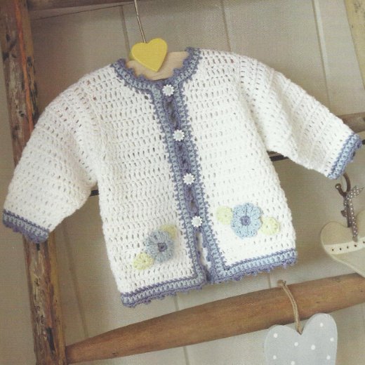 Beautiful crochet baby cardigan, Vibrant flowers and delicate edges make it a perfect gift 🌸 Create timeless blend of tradition and modernity, making it a lovely handmade project to keep your little ones cosy #MHHSBD #cratbizparty #womaninbizhour