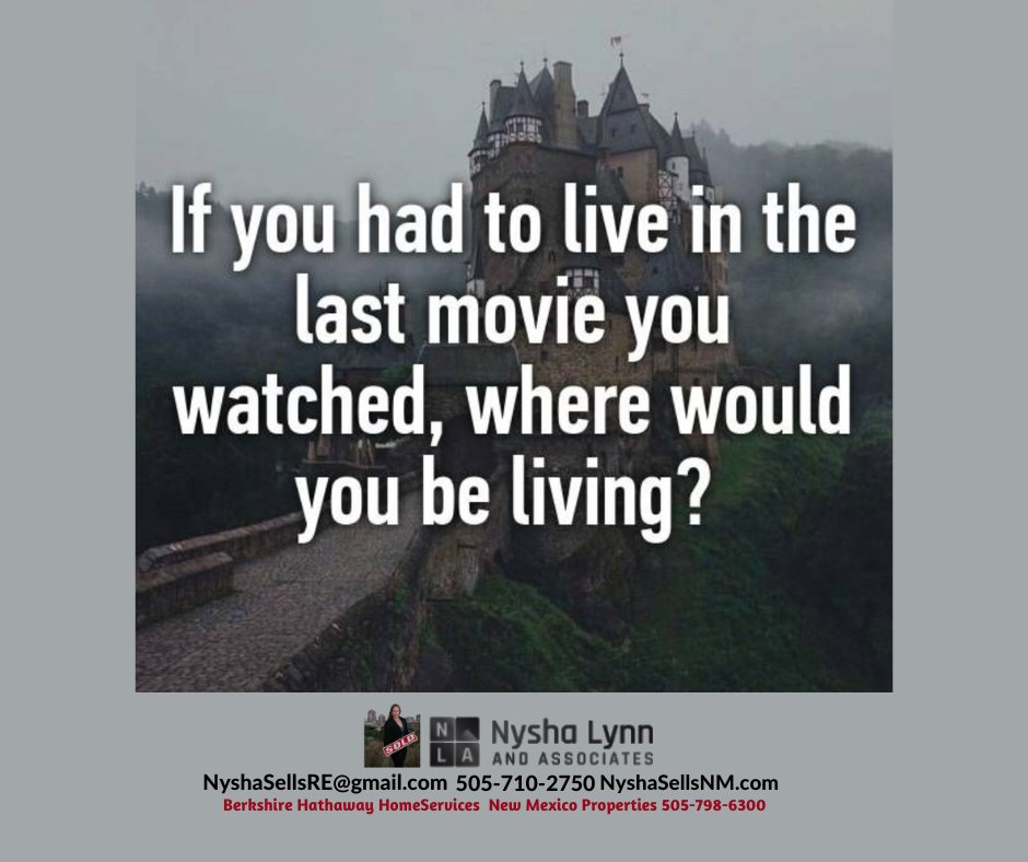 Share your pick below! #MovieWorlds #EscapeReality #realtor #homeowner #homebuyers #homesellers