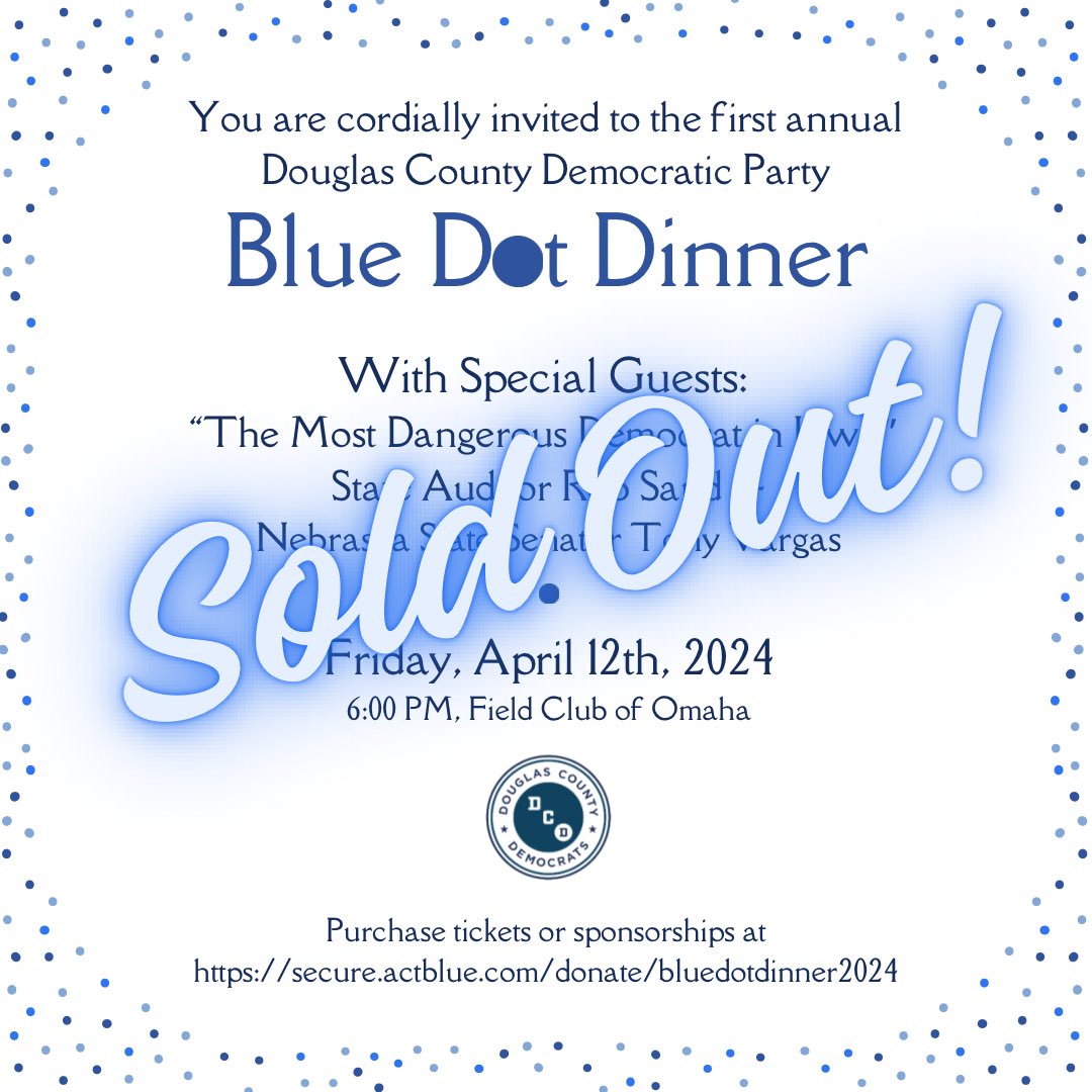 We are officially sold out! 💙💙💙 You can still contribute to the cause of protecting & expanding our 🔵 Blue Dot 🔵 by donating $20.24 at secure.actblue.com/donate/bluedot….