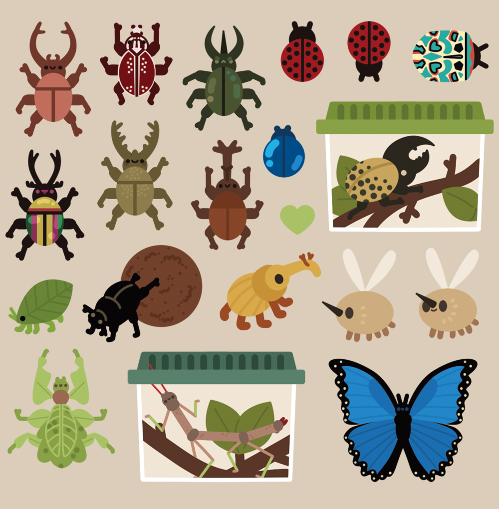 bug sticker sheets coming soon!! 🪲🐞