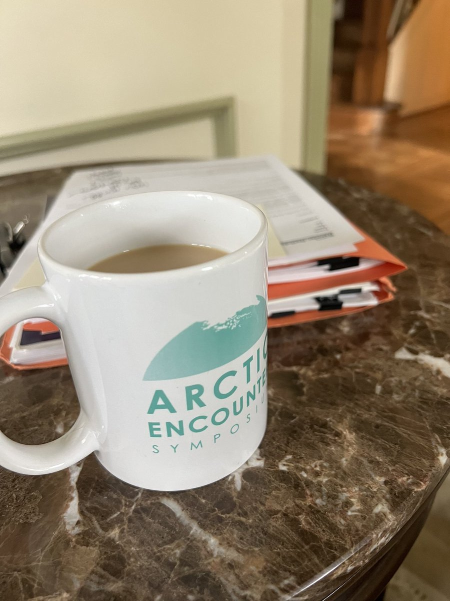 Started my day in DC with a reminder of the big event happening in Anchorage the next couple days. Congratulations to Rachel Kallander and her team on 10 years of Arctic engagement with the Arctic Encounter Symposium! @AESymposium