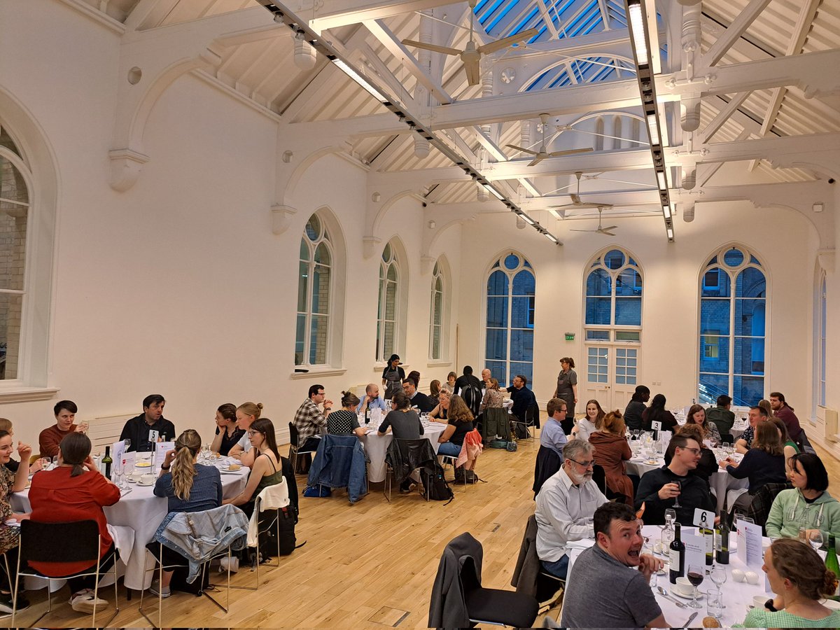 Another fab day of @ExpPsychSoc talks topped off with the conference dinner in the Old Chemistry Theatre at NTU.