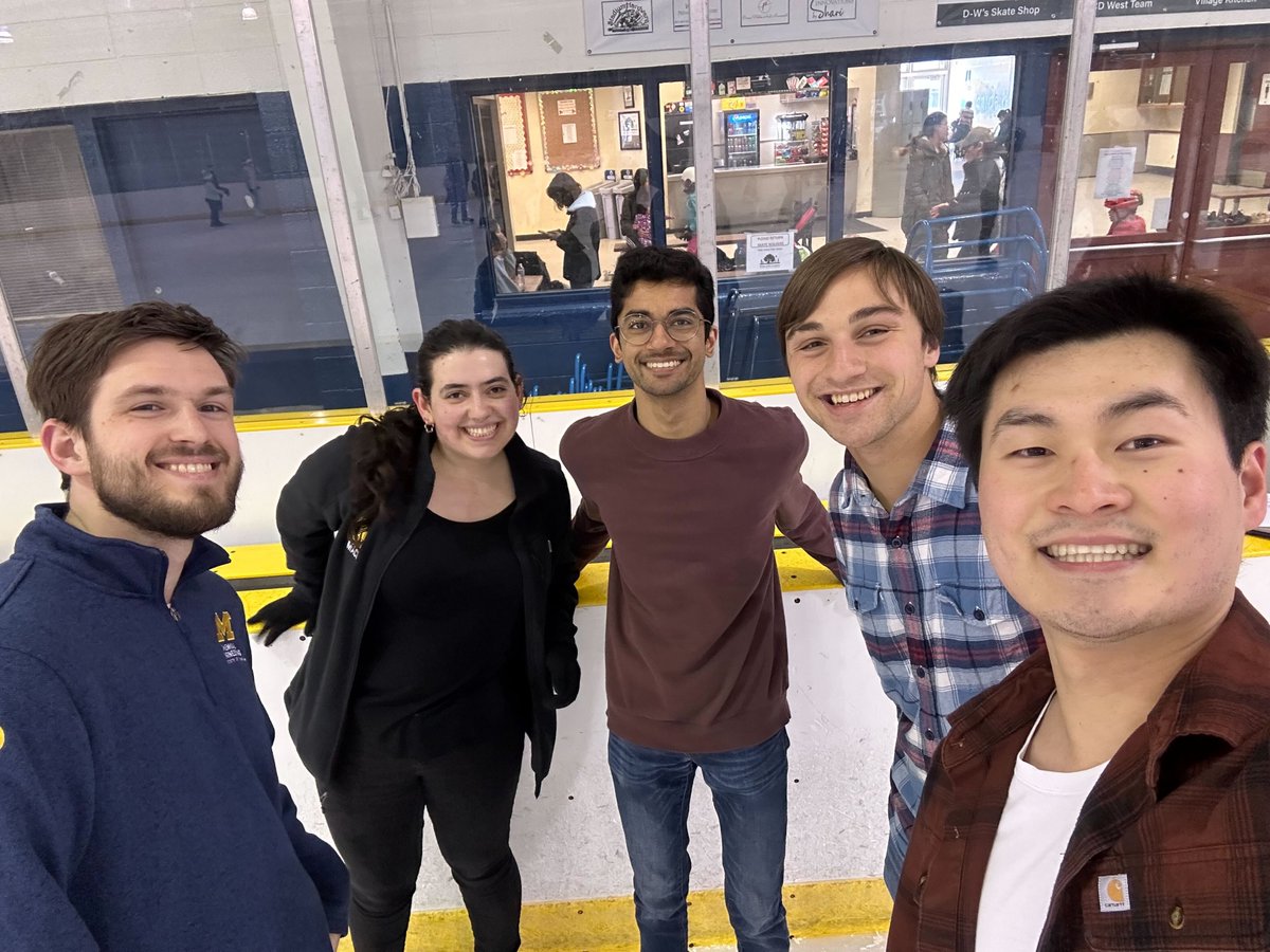 A bit late to the party, but happy to share that 1st year student Anish Avasthi (middle) was awarded an NDSEG fellowship and 1st year student Wen-Wei Wong (right) was awarded an NSF fellowship. Super proud of these two! 🎉🎉 @UMichChE