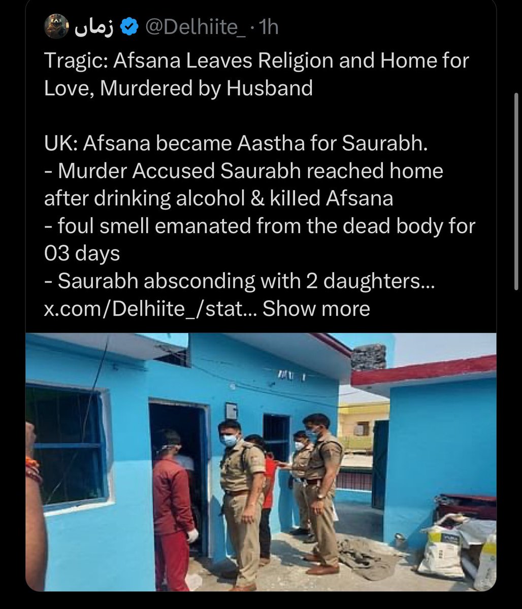 In just last 10 days, 3 Muslims girls who converted to hinduism and married hindu boys were brutally MURDERED by them. This is the much warned RSS project #BhagwaLoveTrap where the hindu men are tasked with luring and converting Muslim girls to hinduism. Post conversion 1/2