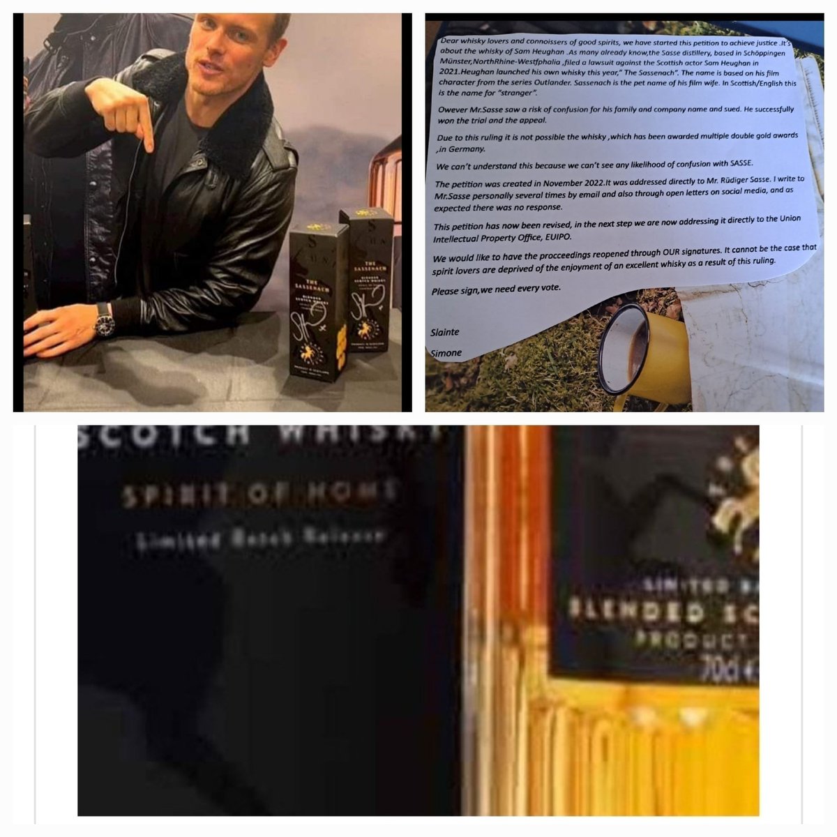 @SamHeughan #Samheughan #Whiskey Even if you DON'T sign...PLEASE SHARE THE PETITION !! COME ON Sassenach's and lovers of exquisite spirits. We stand by 1005 Signatures !!. Link is on my profile. Sign on Change.Org 🏴󠁧󠁢󠁳󠁣󠁴󠁿🥃🤙