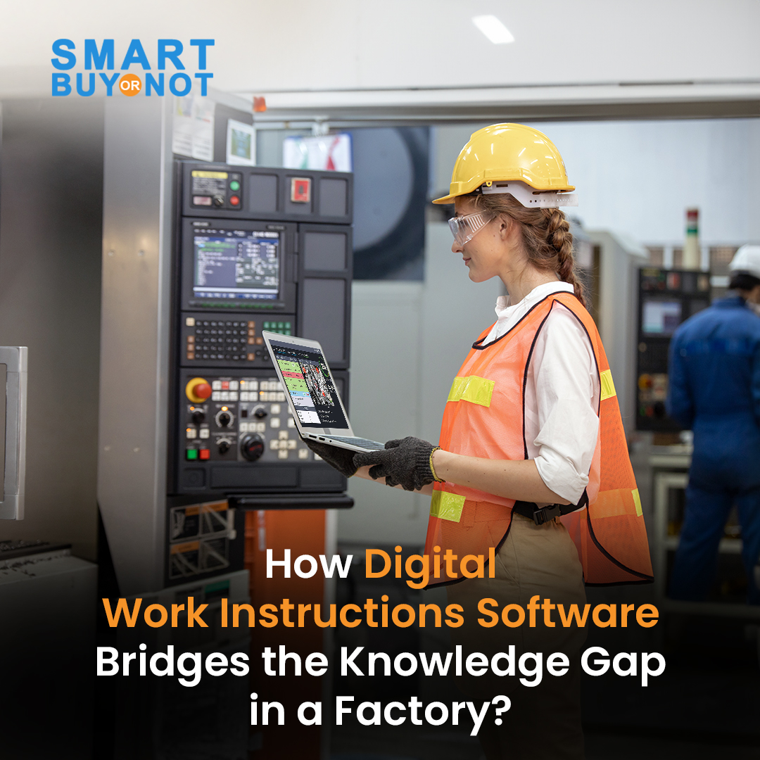 Unlock productivity with SmartBuyOrNot's Digital Work Instructions Software! Learn how it bridges factory knowledge gaps, streamlining processes for enhanced efficiency. 🏭💻. Read More about blog : shorturl.at/swH47

#smartbuyornot #SmartManufacturing  #workinstruction