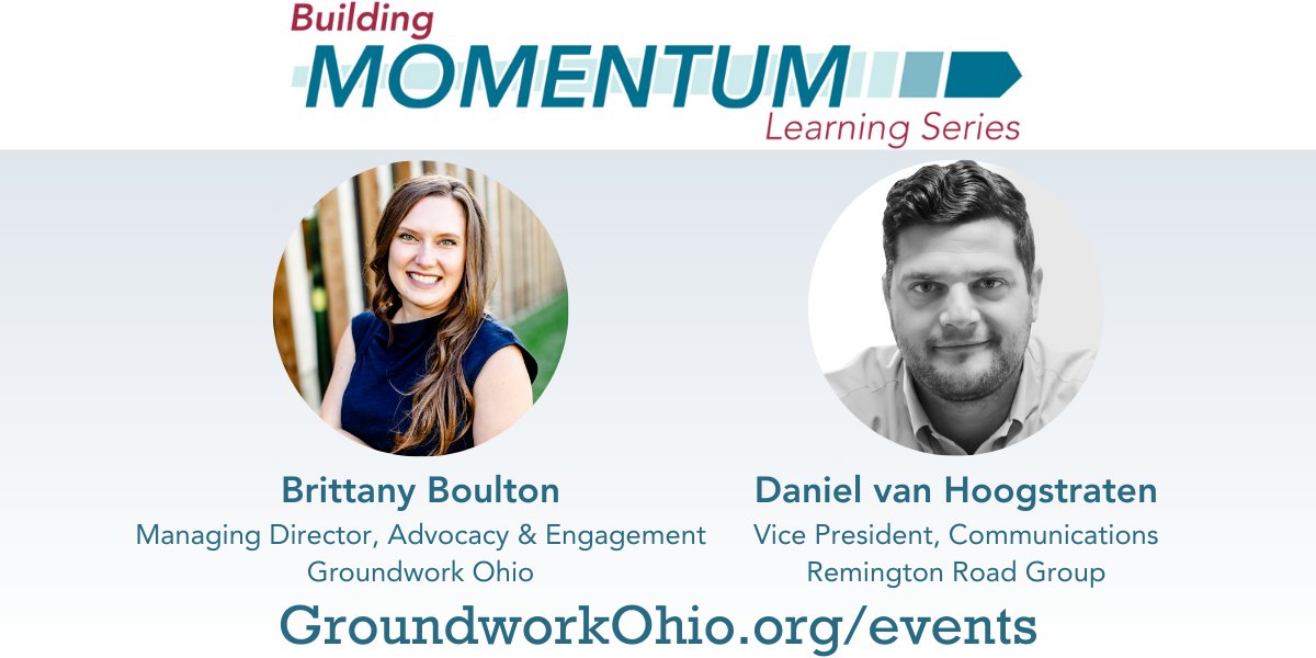 Just one week until our next webinar, Advocacy Training: Building Momentum in Your Own Community. 4/18 at 11am. Join @BAnneBoulton and Remington Road Group's Daniel van Hoogstraten to learn how you can engage policy makers. Register now: secure.everyaction.com/wuJe_v1NdUiZi_…