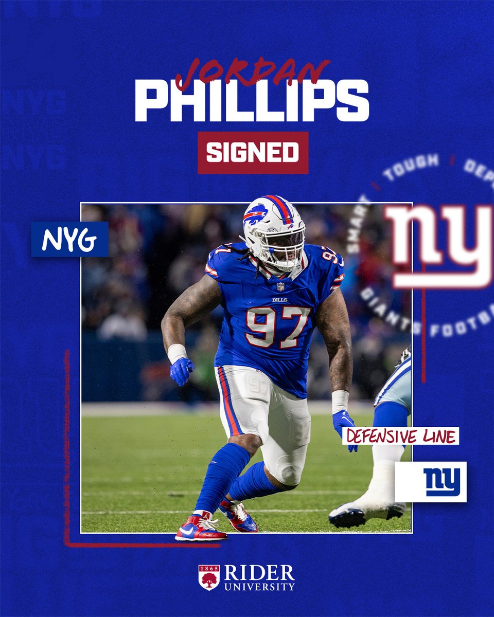 We have signed DL Jordan Phillips Details: nygnt.co/rm0411