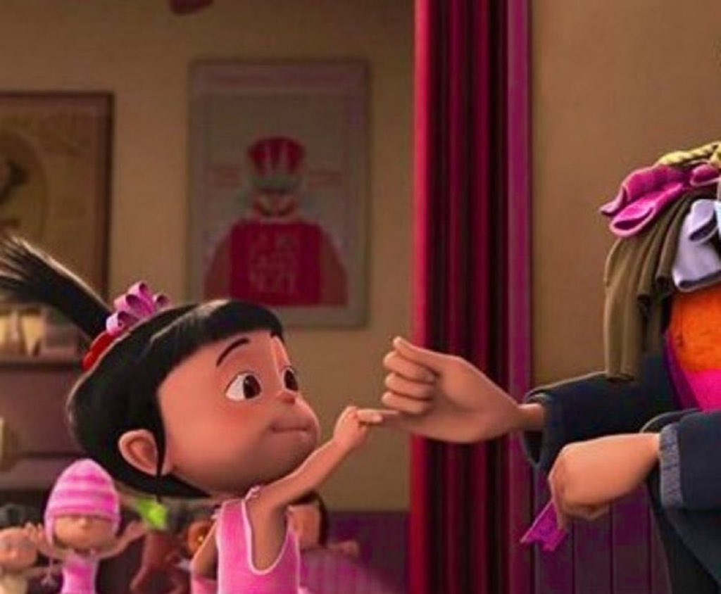 me forcing people to make pinky promise