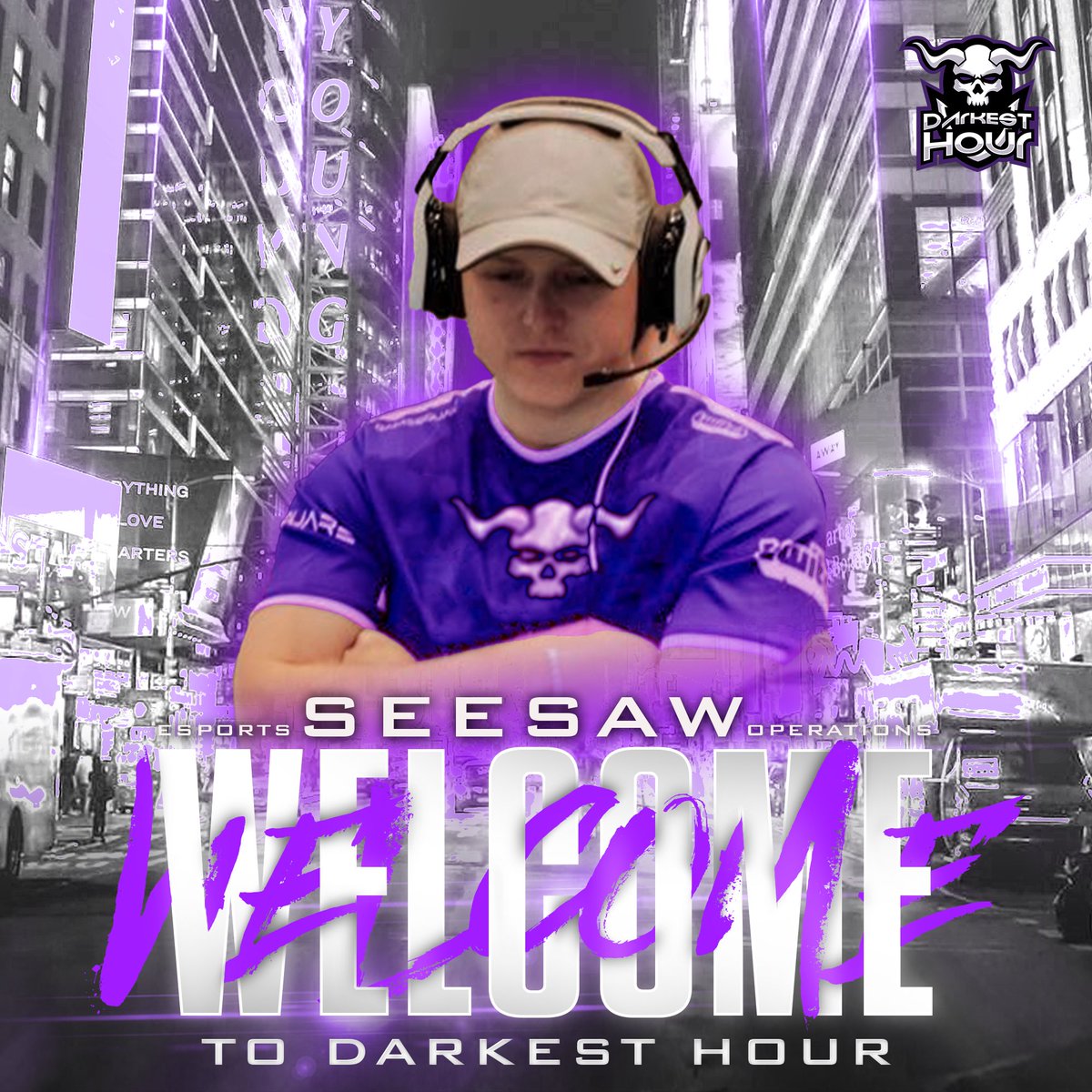 ggDarkestHour's tweet photo. Excited to announce that @Zach_SeeSaw will be coming on board as our Halo coach and Operations staff. Let’s give Zach a warm welcome! 

He has tons of experience in the industry with many top players and organizations. He is an asset to our future in Halo and as a whole! https://t.co/93pC0z2eQ7