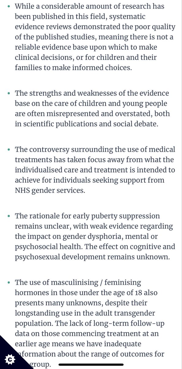 The Cass Review: Final Report The review was commissioned by NHS England to make recommendations on how to improve NHS gender identity services. cass.independent-review.uk/home/publicati…