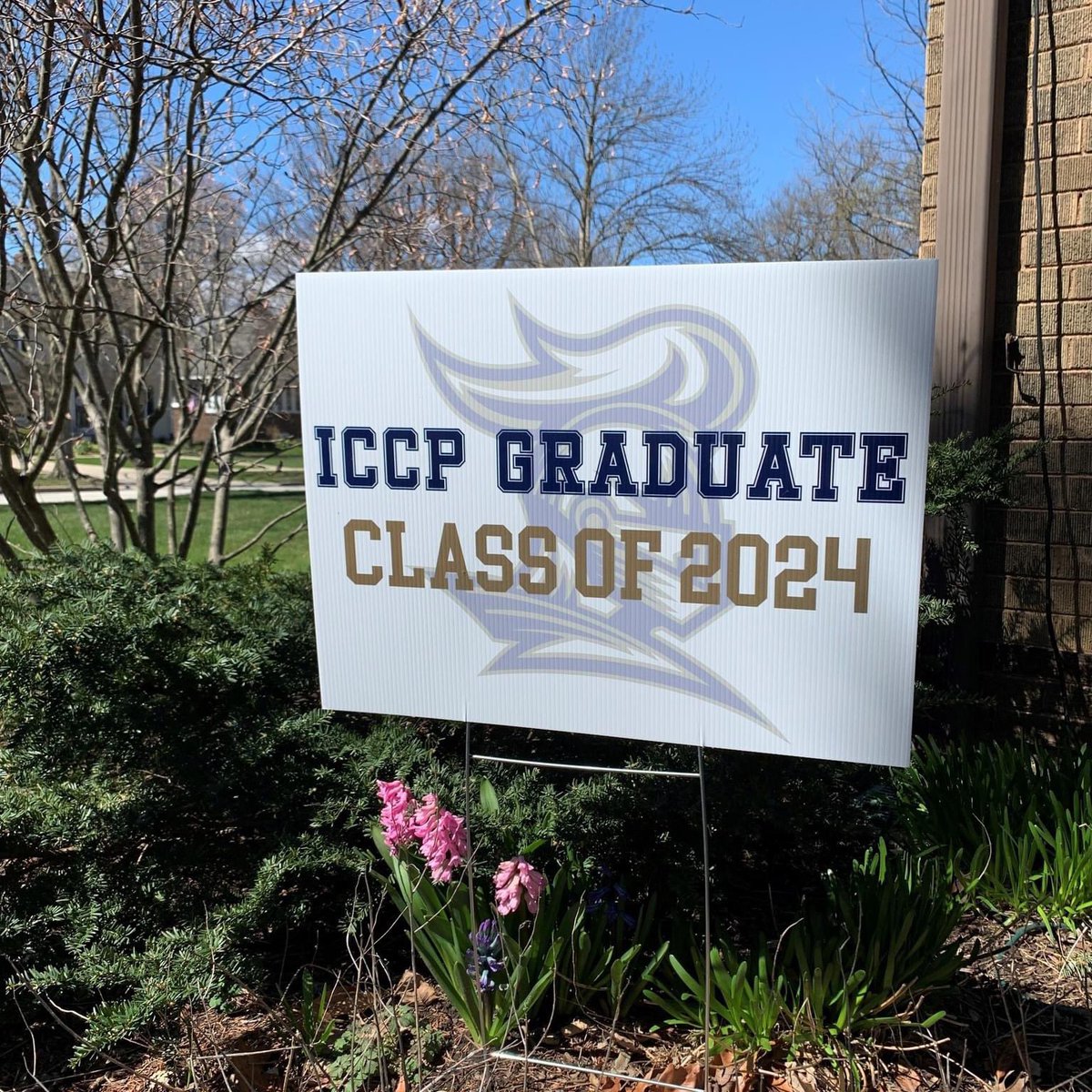 Are you a proud parent of a 2024 ICCP graduate? Show your excitement with this yard sign that comes with metal stakes for easy placement in your yard!

Order today --- wwwwiccpspiritwear.com/product/gradua…

Go Knights!